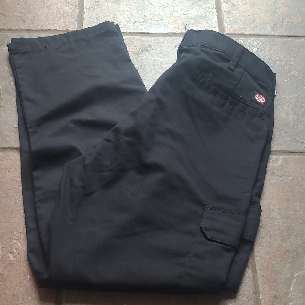 New with tags! Red Kap Mens 34 x 34 black cargo uniform work pants